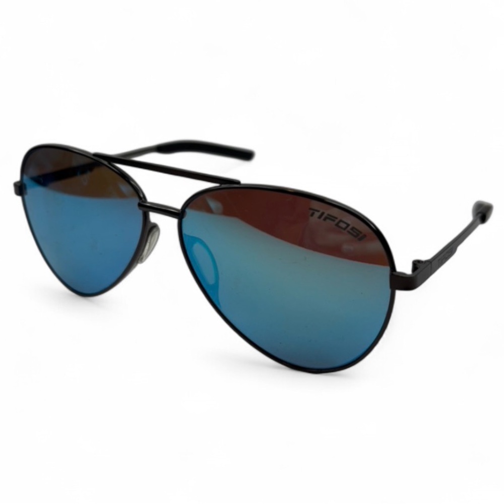 TIFOSI SUNGLASSES AVIATOR BLUE REFLECTIVE MENS SUNGLASSES FRAMES‎ ONLY